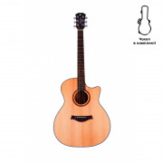 Acoustic Guitar Alfabeto SOLID AMS40 (Satin) + gig bag