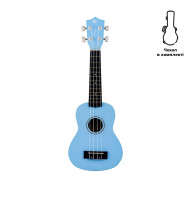 Ukulele Alfabeto CARBUKU21 (Sky blue) + bag
