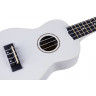 Acoustic-electric ukulele Alfabeto CARBUKU21 EQ (White) + bag