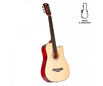 Acoustic Travel Guitar Alfabeto Traveler (Natural) + gig bag
