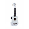 Acoustic-electric ukulele Alfabeto U21 EQ (White) + bag