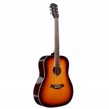 Acoustic guitar Alfabeto WG110 (3 Tone Sunburst) + case