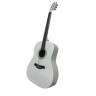 Acoustic guitar Alfabeto WG110 (White) + gig bag