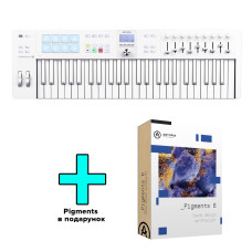 MIDI-клавиатура Arturia KeyLab Essential 49 mk3 Alpine White Special Edition + Arturia Pigments