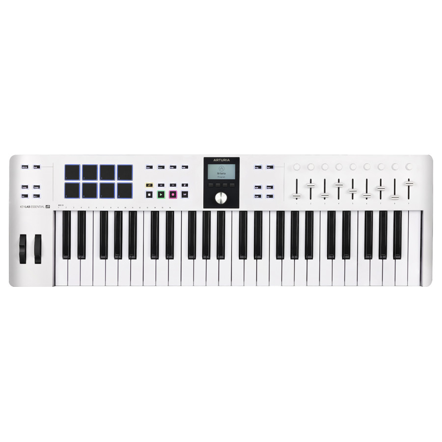 【美品】ARTURIA KeyLab Essential 49 mk3 ホワイト MIDI-клавиатура Arturia KeyLab Essential 49 mk3 (White) (24-03-08