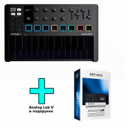 MIDI Keyboard Arturia MiniLab 3 Deep Black + Arturia Analog Lab V