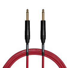 Кабель инструментальный Cascha CCA-G1RD3 (Advanced Line Guitar Cable, Red, 3 м)