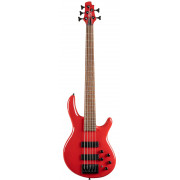 Bass Guitar Cort C5 Deluxe (Candy Red)