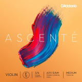 Струна Мі для скрипки D'Addario ASCENTÉ VIOLIN SINGLE E STRING (3/4 Scale, Medium Tension)