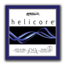 Струна Ми для скрипки D'Addario HELICORE VIOLIN SINGLE E STRING (4/4 Scale, Medium Tension)