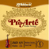 String E For Violin D'Addario PRO-ARTÉ VIOLIN SINGLE E STRING (4/4 Scale, Medium Tension)