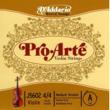 String A For Violin D'Addario PRO-ARTÉ VIOLIN SINGLE A STRING (4/4 Scale, Medium Tension)