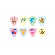 Picks in the set of D'Andrea PL-TH Peace & Love Thin/72 pcs