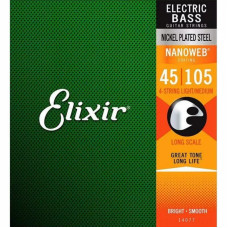 Струны для бас-гитары Elixir 14077 4S LM (45-105)