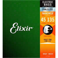 Струны для бас-гитары Elixir 14782 5S LM SS (45-135)