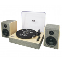 Turntable Gadhouse Dean (Haze Grey) With Speakers