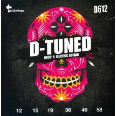 Струны для электрогитары Gallistrings D612 (.012-.058), D-Tuned, Steel/Nickel