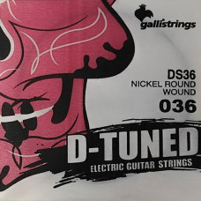 Струна для электрогитары Gallistrings Single String DS36, (.036), Nickel Round Wound