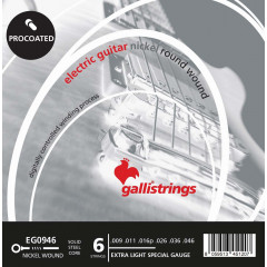 Струны для электрогитары Gallistrings EG0946 EXTRA LIGHT SPECIAL