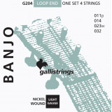 Струни для банджо Gallistrings G204