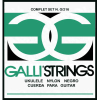 Струны для укулеле Gallistrings G216B (.022-.032), Black Nylon