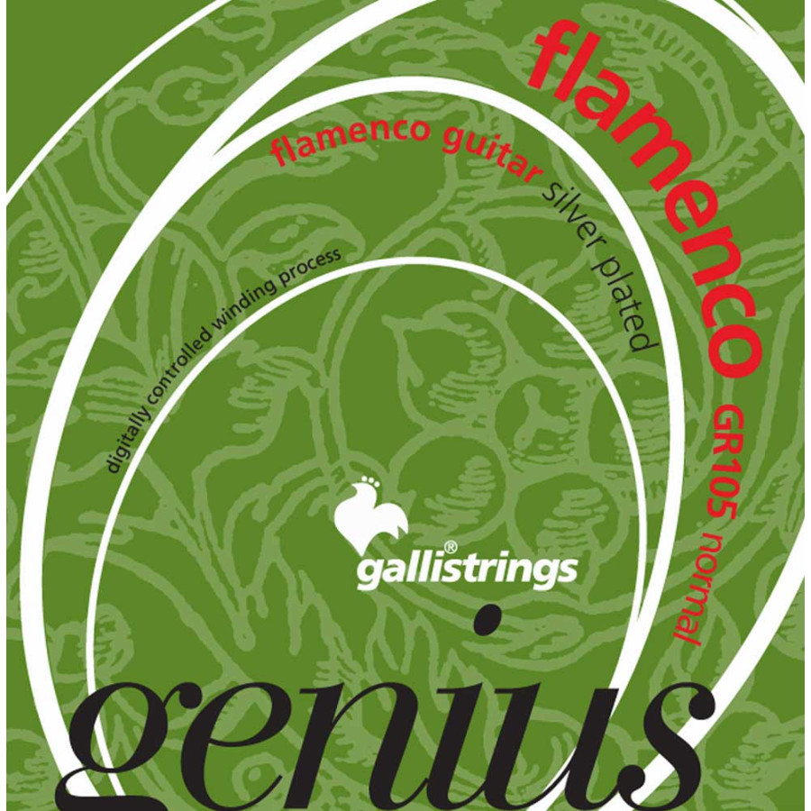 Струны для классической гитары Gallistrings GR105 (.029-.044), ProCoated, NORMAL, Silver