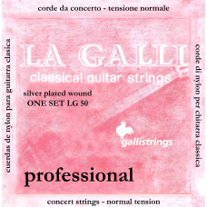 Струна для классической гитары Gallistrings LG54 (.029), NORMAL, Copper Silver