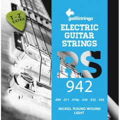 Electric Guitar Strings Gallistrings RS942 LIGHT TENSION