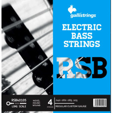 Струны для бас-гитары Gallistrings RSB40105 (.040-.105), REGULAR CUSTOM, Nickel