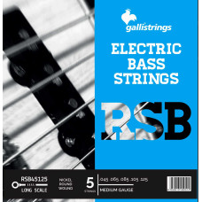 Струны для бас-гитары Gallistrings RSB45125 (.045-.125), MEDIUM, Nickel