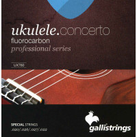 Струны для укулеле Gallistrings UX760 (.020-.027), Concerto, Fluorocarbon