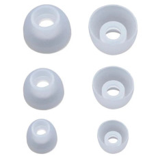 Ear Pads Knowledge Zenith Silicone Eartips (White) (3 pairs)