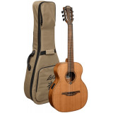 Electric Acoustic Travel Guitar Lag ESCAPADE-N-RCE + case