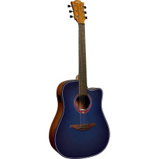 Электроакустическая гитара Lag Tramontane Special Edition T-BLUE-DCE (Blue Burst)
