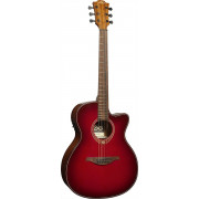 Electric Acoustic Guitar Lag Tramontane Special Edition T-RED-ACE (Red Burst)