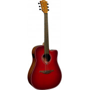 Electric Acoustic Lag Tramontane Special Edition T-RED-DCE (Red Burst)