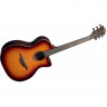 Acoustic-Electric Guitar Lag Tramontane T100ACE-BRS