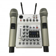 Mixing Console Maximum Acoustics RMI-688 with microphones