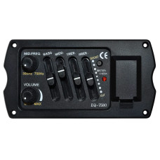 Активный 4-х полосный эквалайзер Paxphil EQ7580 4-Band EQ Acoustic Preamp