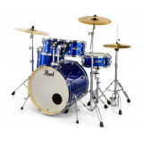 Drum Set Pearl Export EXX-725SBR/C717 (High Voltage Blue) + Hardware Pack and Cymbals