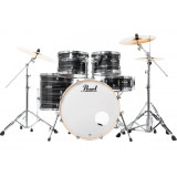 Drum Set Pearl Export EXX-725SBR/C778 (Graphite Silver Twist) + Hardware Pack and Cymbals