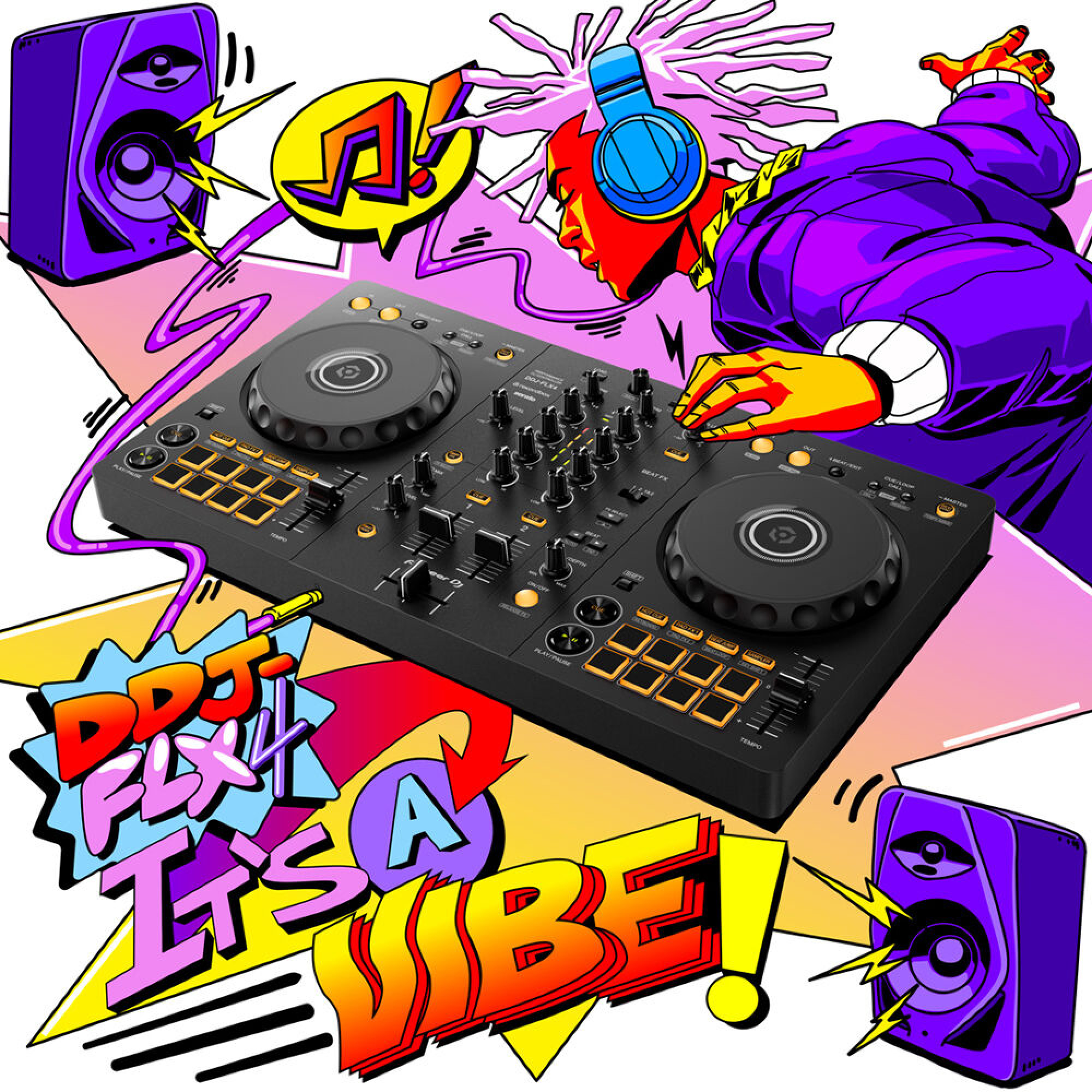 DJ-контроллер Pioneer DDJ-FLX4 (000085436) цена: 19 845