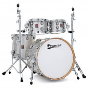 Drum Kit Premier Genista Maple 22" 4pc Shell Pack PGM22-4SPSSX (Silver Sparkle)