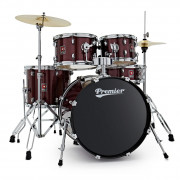 Drum Kit Premier Revolution 20" 5pc Drum Kit PR20-5DKRSW (Red Sparkle)