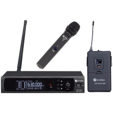 Радиосистема инструментальная (приемник и передатчик) Prodipe UHF B210 DSP Solo + Микрофон вокальный Prodipe UHF M850 MK2