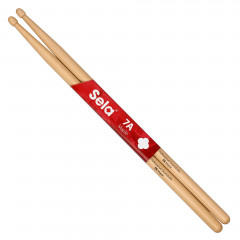 Set of 6 Pairs of Drumsticks Sela 7A Maple SE 275