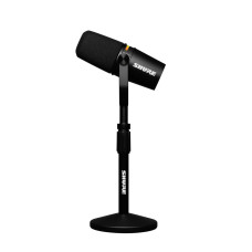 Микрофон для подкастинга со стойкой Shure MV7-K+-BNDL