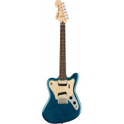 Electric Guitar Squier By Fender Paranormal Super Sonic LRL Blue Sparkle