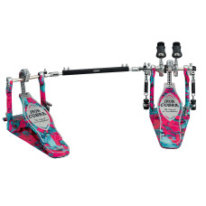 Двойная педаль (кардан) для бас-барабана Tama Iron Cobra 50th Anniversary Limited HP900PWMCS (Coral Swir)