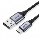 Кабель UGREEN USB-A - microUSB, 1,5 м (Чёрный)